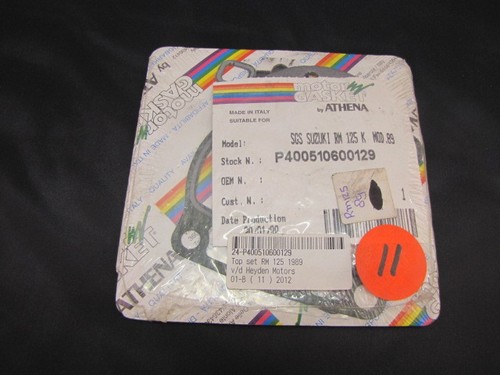 Gasket set suzuki rm125 89 - suzuki,