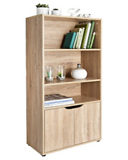 Oak Cube Wooden Bookcase