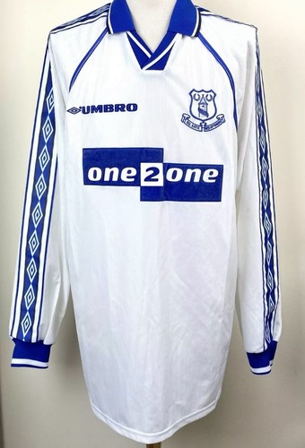 Everton 1998 match worn - everton,