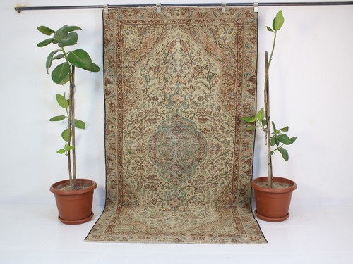 Vintage turkish rug - rug, 4.3x7.9
