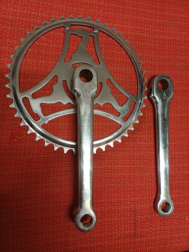 Raleigh heron chromed crank - raleigh,
