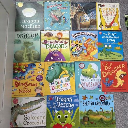 Dinosaur dragon crocodile book - dragon,