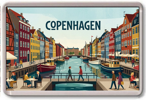 Fridge magnet copenhagen - -,