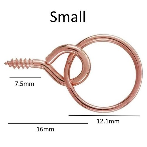 Copper picture screw - copper,