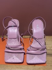 Zara Pink Strappy Sandle Size 40