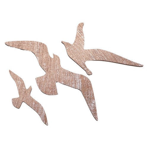 Pcs wooden seagull sculpture - wooden,