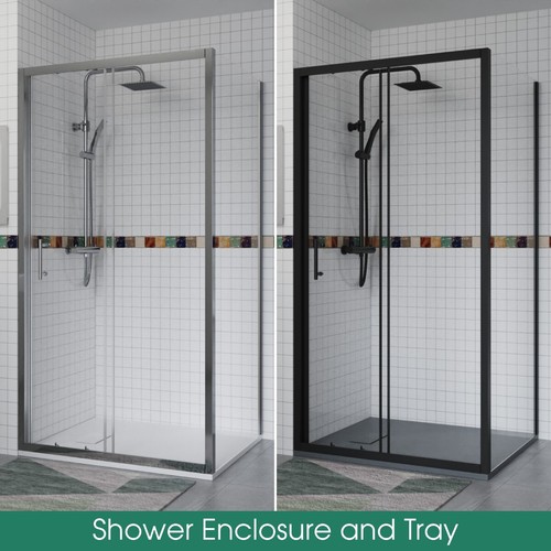 Sliding door shower - shower, enclosure