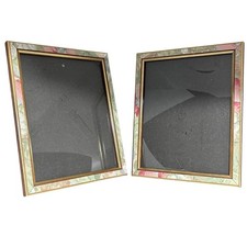 Vintage Photo Frame x2 Wooden