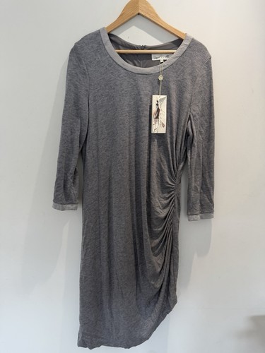 Damsel dress grey ruched - damsel,