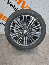 2017-2025 SEAT IBIZA MK5 6F 16" ALLOY WHEEL & TYRE 195 55 16 6F0601025L KR1