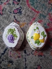 Vintage Ceramic Fruit Wall