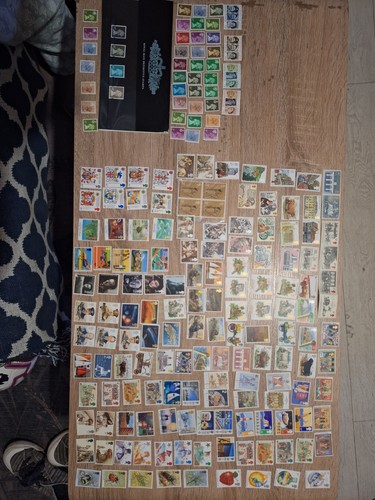 Post stamp collection - post,