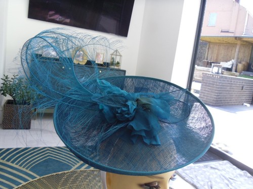 Beautiful elegant teal feather - teal,