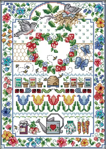 Counted cross stitch - cross,
