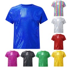 Kids Boys Girls Tops Sequins