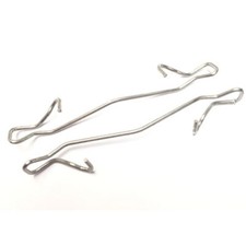 FITS FORD LAND ROVER ROVER 2X BRAKE PAD RETAINING SPRING CLIPS FRONT