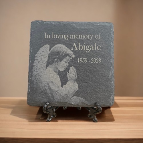 Memorial plaque angel - angel, grave