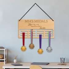 Personalised Wooden Medal