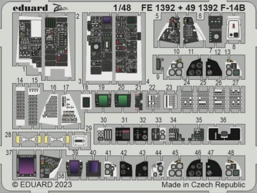 Eduard fe1392 f 14b - eduard, f-14b