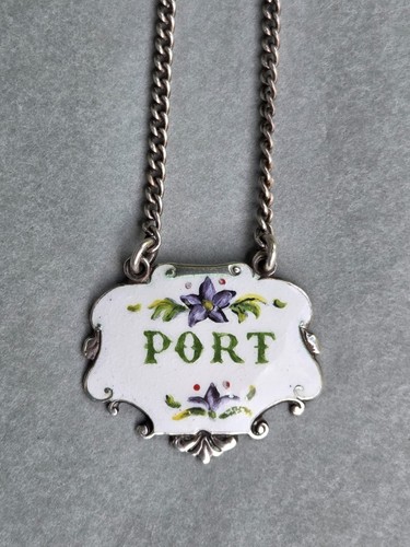 1968 sterling silver enamel - 1968,