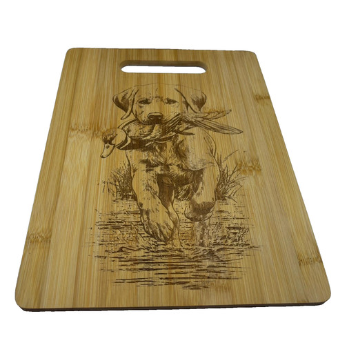 Bamboo chopping board - chopping, with