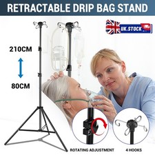 Adjustable IV Pole Stainless