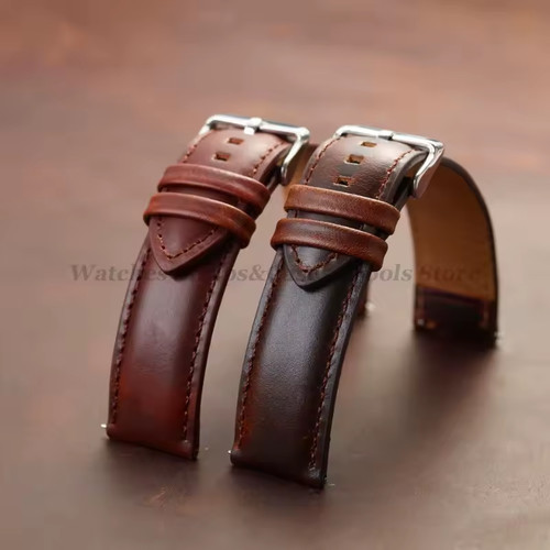 Men genuine leather watch - genuine,