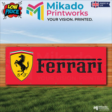 FERRARI BANNER PVC GARAGE