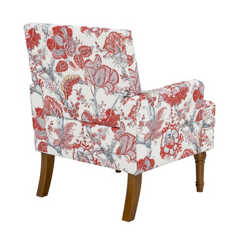Floral upholstered accent - upholstered,