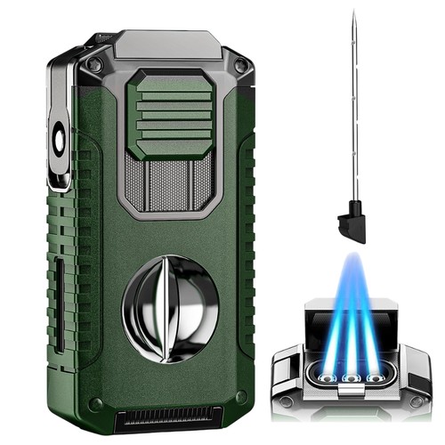 Triple flame butane lighter - flame,