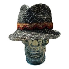 80s Vintage Italian Tyrolean Dolomiti Size 56 Made in Italy Woven Hat