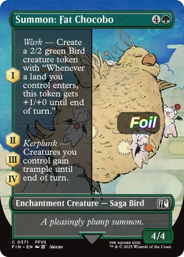 Summon fat chocobo - fat,