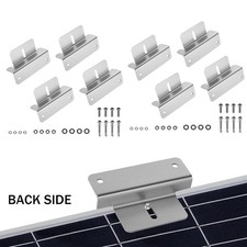 Set of 8 Solar Panel Z Bracket