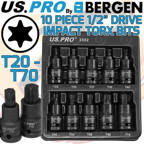 Pro impact torx bit sockets - torx,
