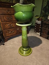 Magnificent Bretby Jardiniere on stand VGC 89cm High c1900 Art Nouveau Interest