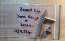 Vintage Record 044 Plough Plane Depth Gauge Old Woodworking Hand Tools Carpentry