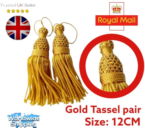 Gold bullion tassels - gold,