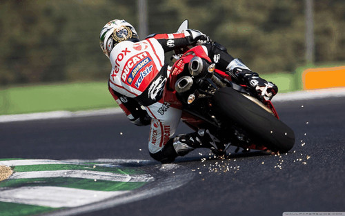 Racing motorbike wall art - racing,