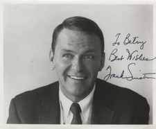 Frank Sinatra Autograph Signed Original 8x10 Photograph Rare 1960's