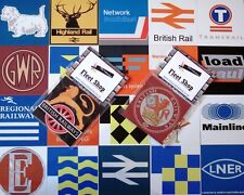 Metal Railway Fridge Magnet Signs | Train Gift | British Rail | Train | BR | EWS