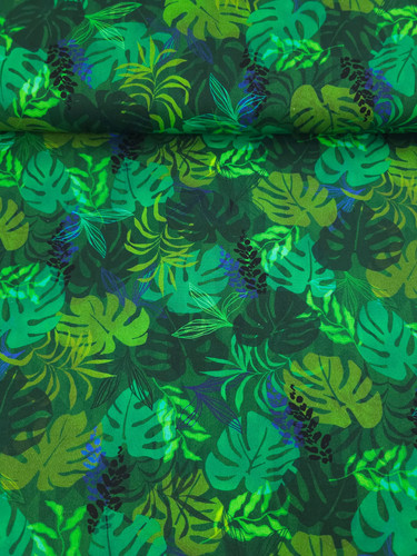 Midnight green jungle palm - green,