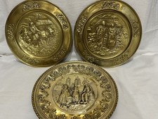 Set Of 3 Vintage 11 3/4 Brass