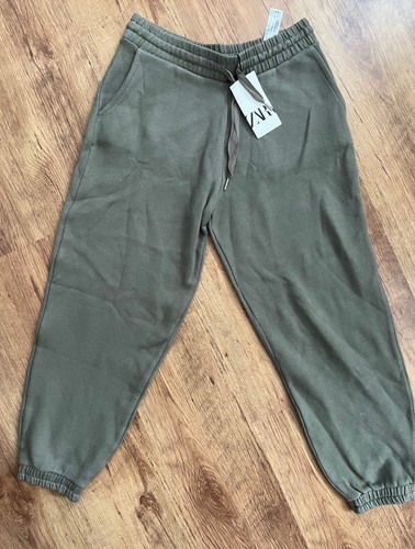 Zara ladies joggers khaki - zara,