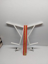 2 Discontinued White IKEA Ekby Tore Desk Shelf Bracket set pair 15540 Htf  J1