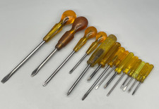 14 Vintage Yellow Handled