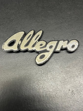 Austin ' ALLEGRO ' Chrome Script Car Badge