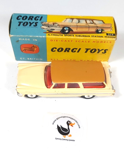 Corgi toys 219 plymouth - corgi,