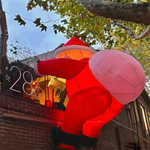 Christmas inflatable santa - christmas,