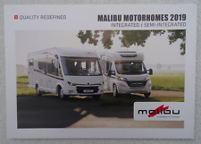 MALIBU MOTORHOMES UK SALES BROCHURE 2019: INTEGRATED/SEMI-INTEGRATED.410,441,430