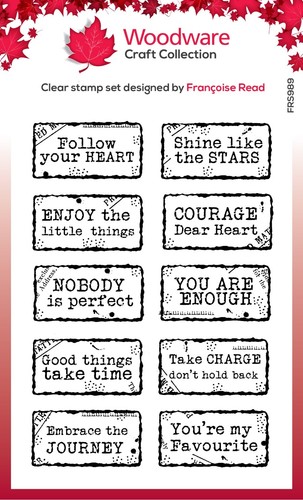 Distressed labels woodware - distressed,
